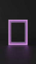 Compact RGB Desk Frame with Touch Sensor