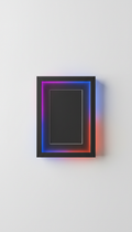 Matte Black RGB Frame for Gallery Walls