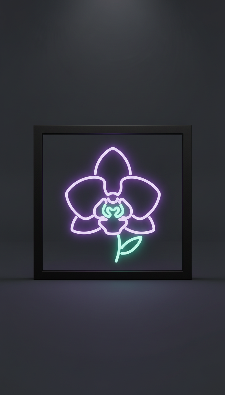 Dark Purple LED Frame